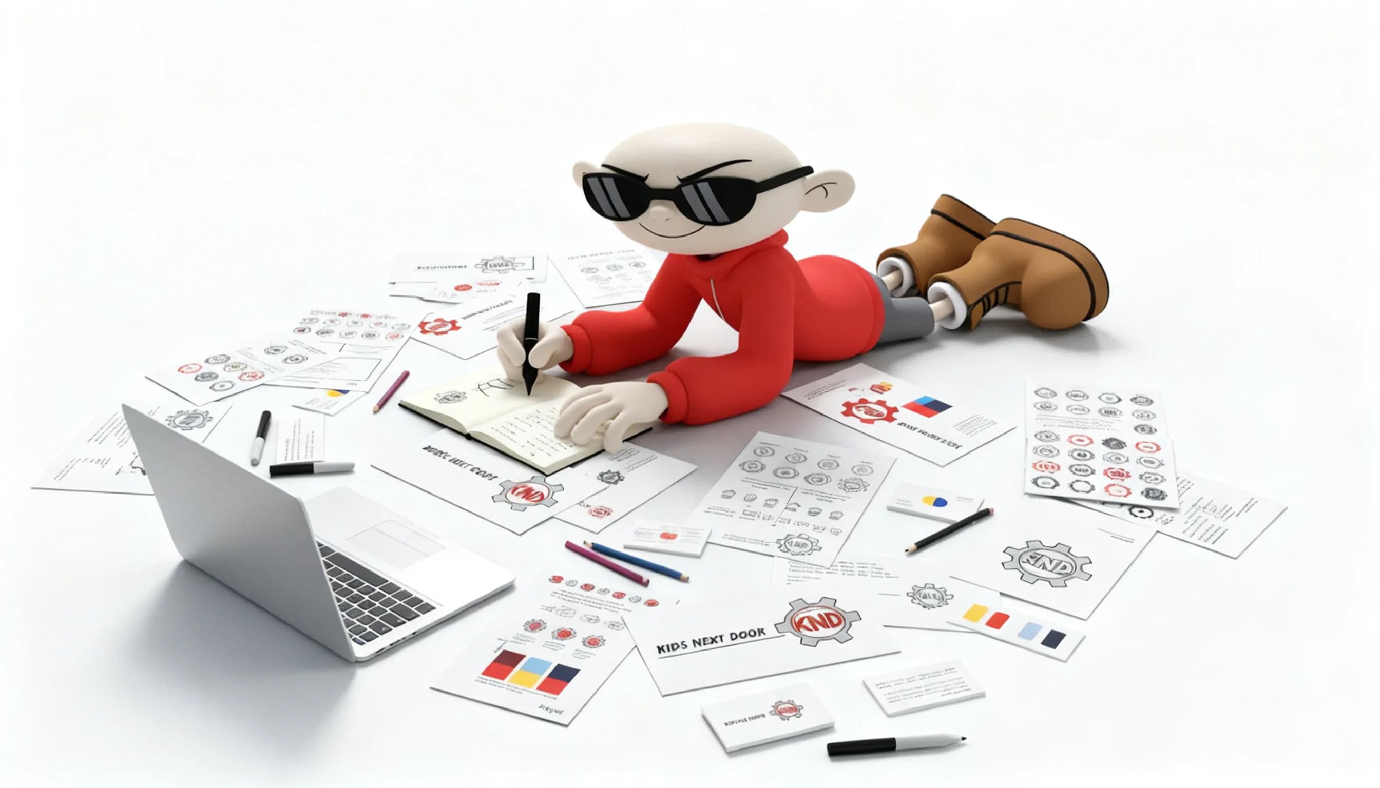 Identidad visual profesional aplicada en sistema de marca